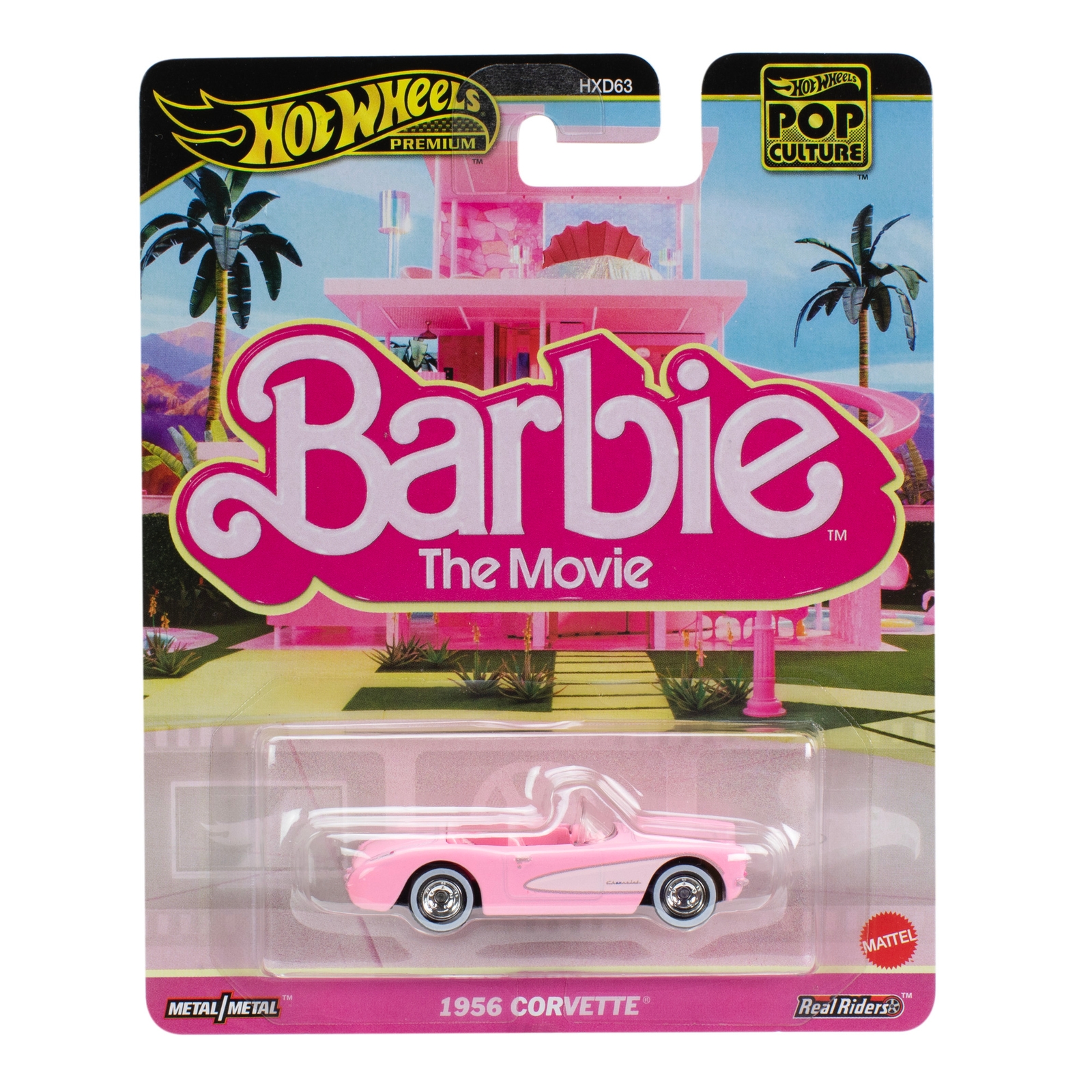 Hot Wheels Premium Pop Culture Barbie Movie Corvette