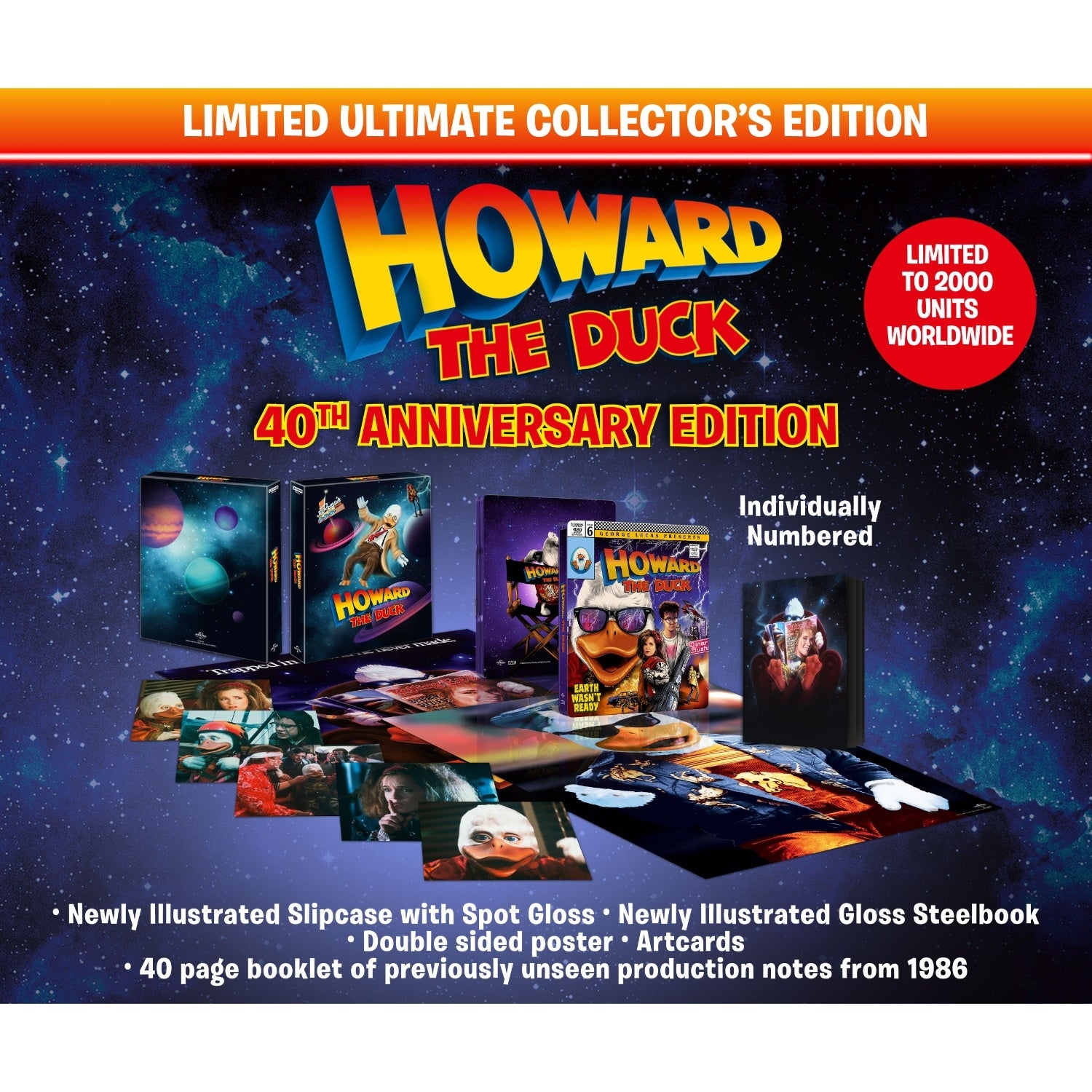Howard the Duck: Collector's Edition SteelBook® 4K UHD & Blu-Ray