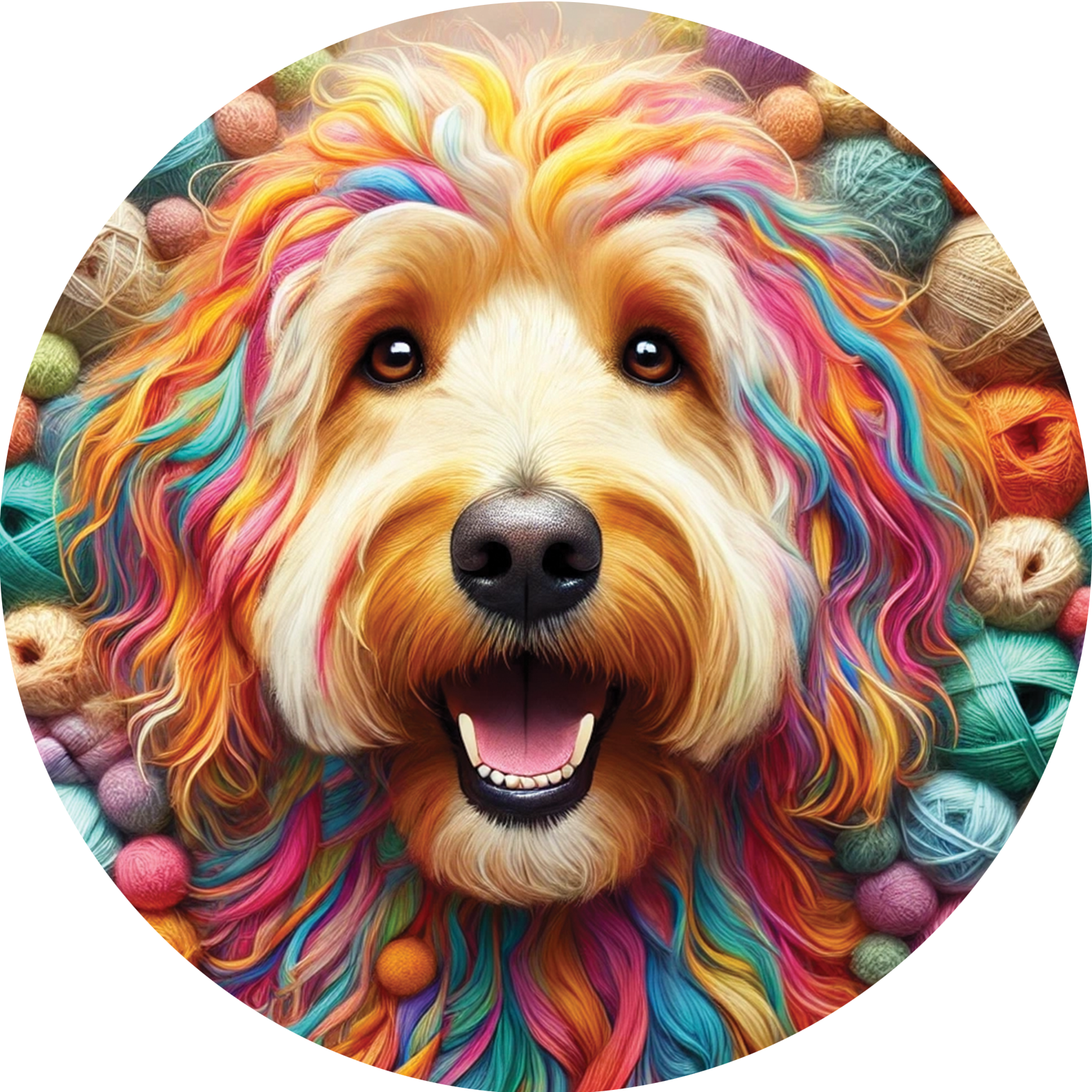Hund aus Wolle