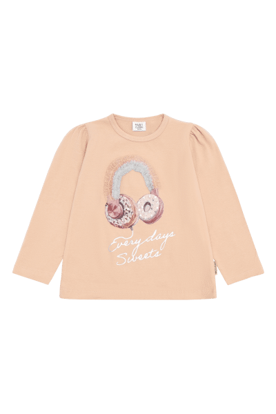 Hust & Claire - Langarmshirt Alma Kopfhörer Rugby tan 104