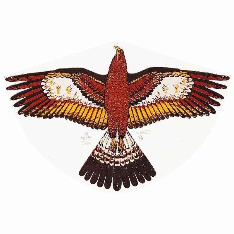 Iden - Günther Kinder-Drachen Goldadler – 92 x 62 cm, Einleiner Iden - Günther Kinder-Drachen Goldadler – 92 x 62 cm, Einleiner