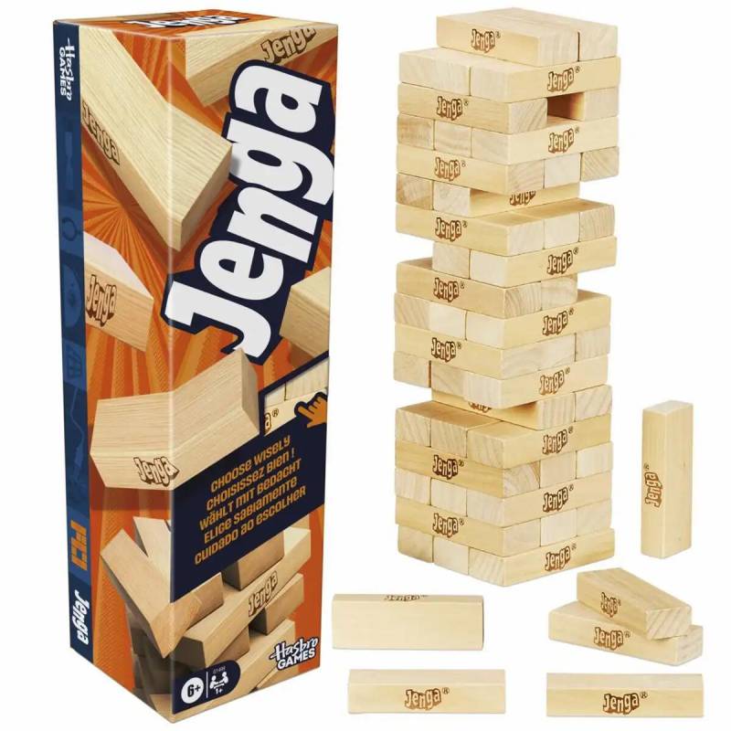 Iden - Jenga – Das klassische Stapelspiel von Hasbro Iden - Jenga – Das klassische Stapelspiel von Hasbro