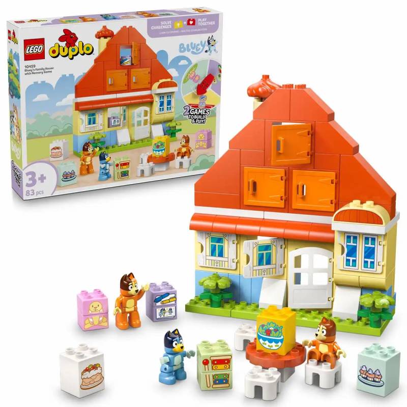 Iden - LEGO® DUPLO® – Bluey’s Familienhaus mit Memory-Spiel