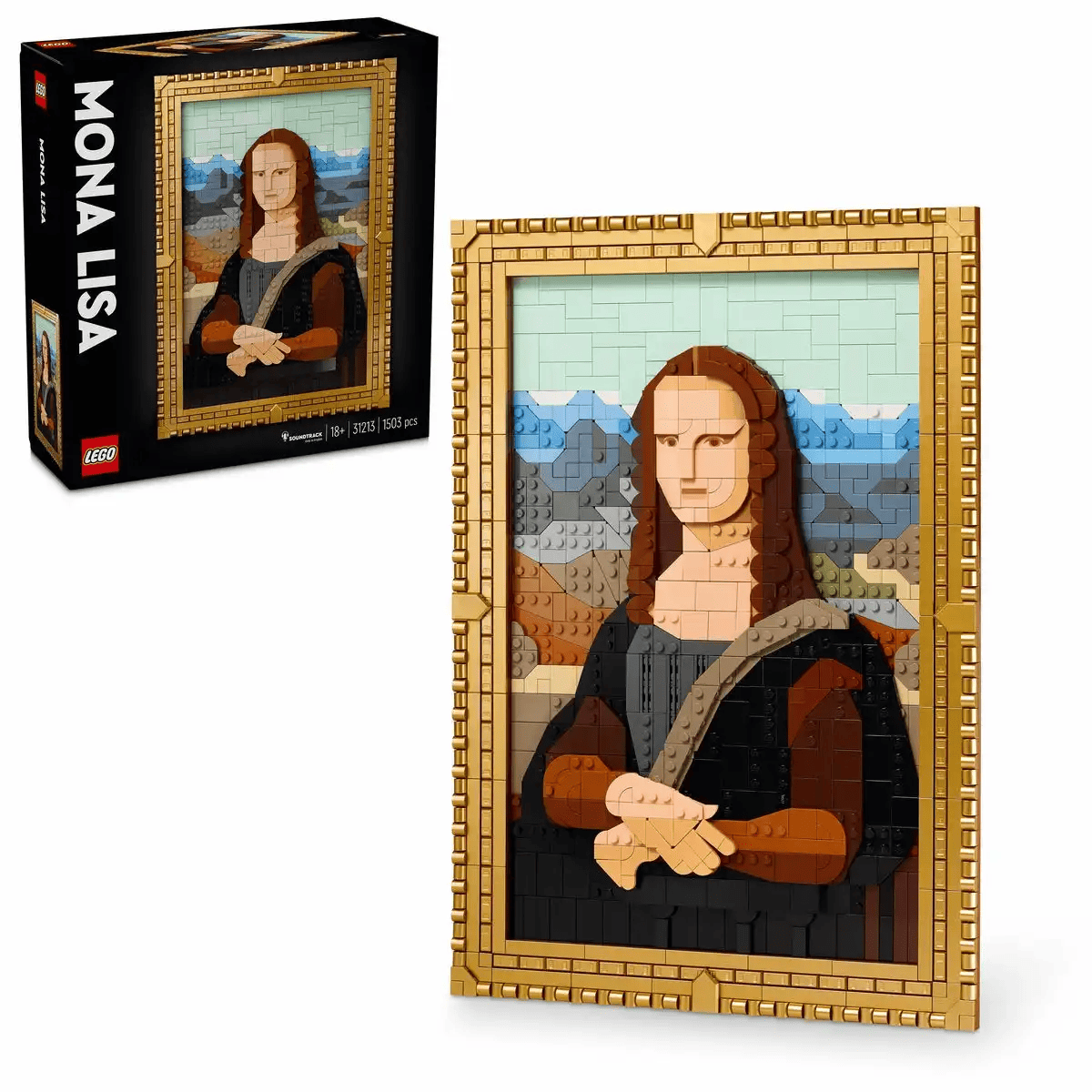 Iden - LEGO Art Mona Lisa – Kunstgeschichte Stein für Stein erleben