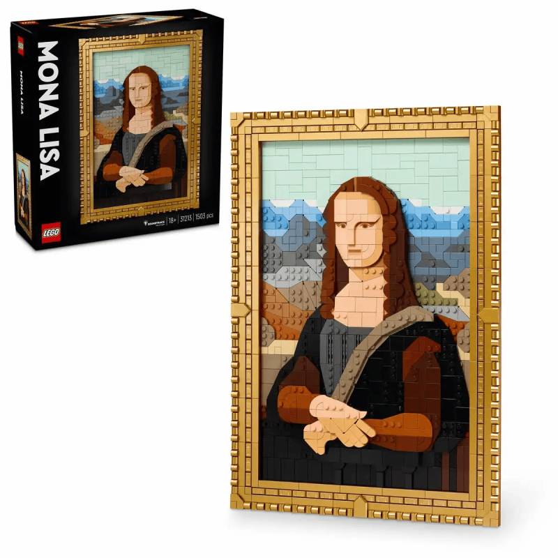 Iden - LEGO Art Mona Lisa – Kunstgeschichte Stein für Stein erleben