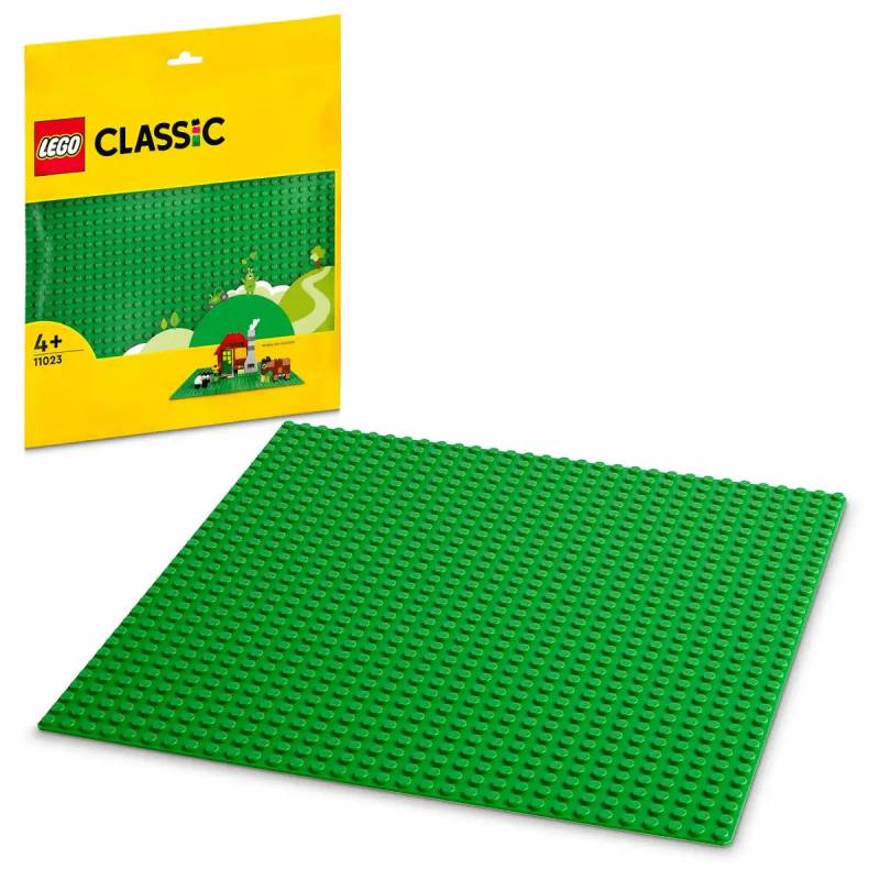 Iden - LEGO Classic Bauplatte grün