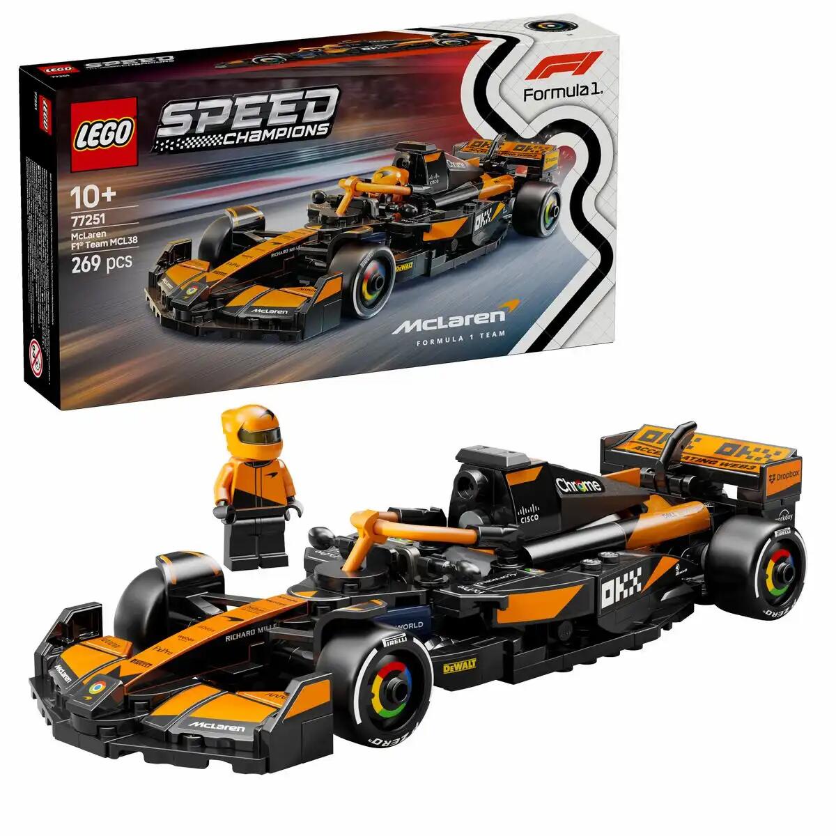 Iden - LEGO Speed Champions – McLaren F1 Team MCL38 Rennauto