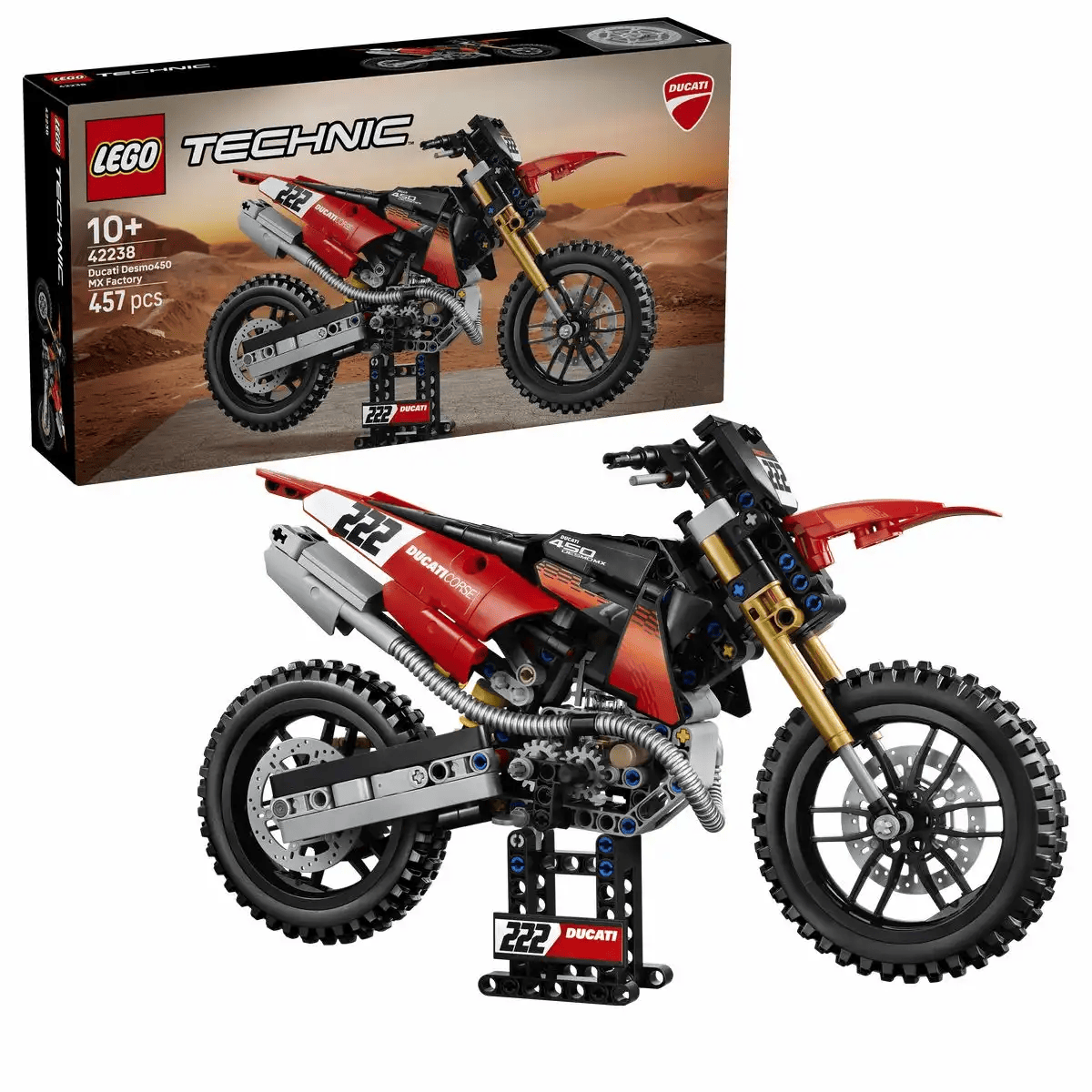 Iden - LEGO TECHNIC Ducati Desmo 450 MX Factory Iden - LEGO TECHNIC Ducati Desmo 450 MX Factory