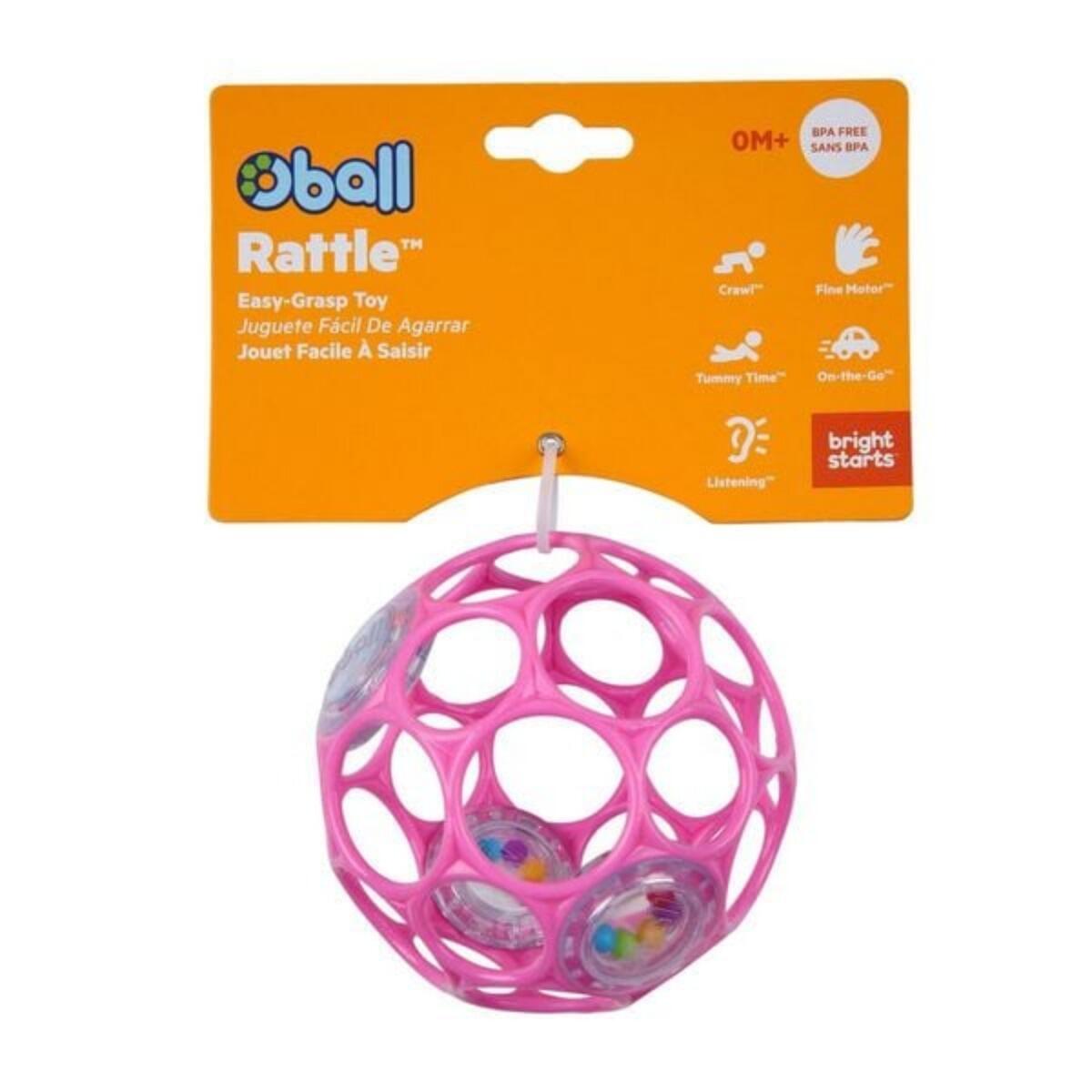 Iden - O-Ball Rattle pink