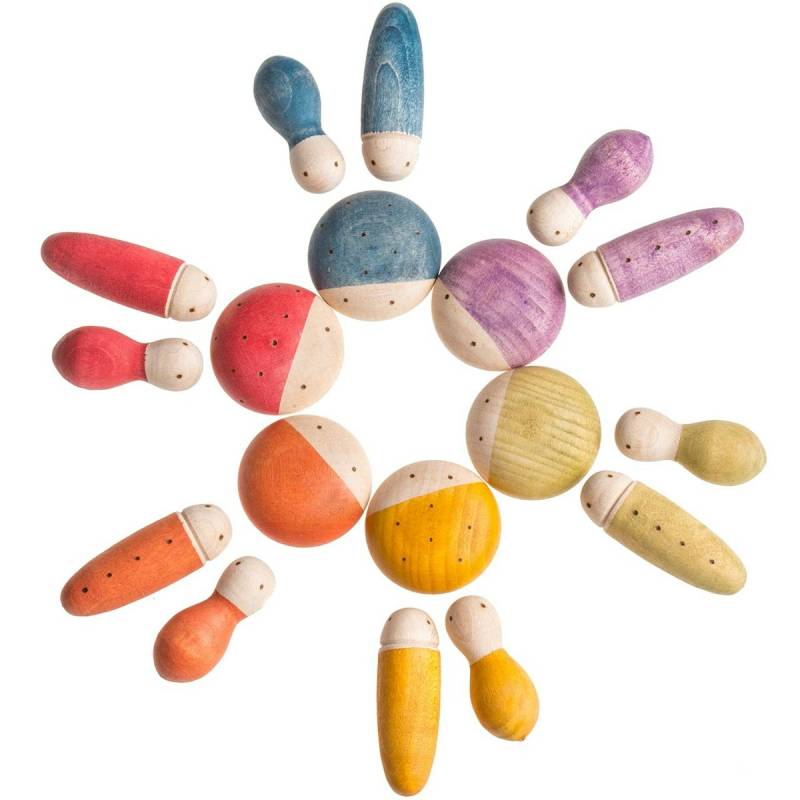 Insects – 18 bunte Holzfiguren ab 3 Jahren