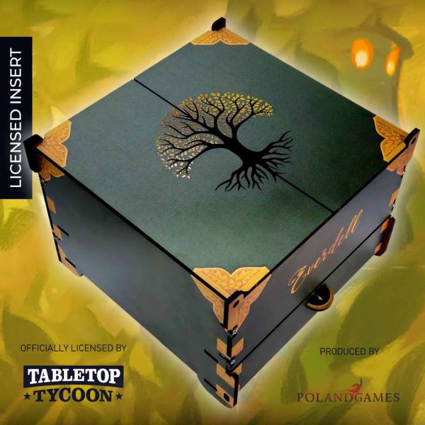 Insert: Everdell Green Box + Main Insert + Meeple Insert UV