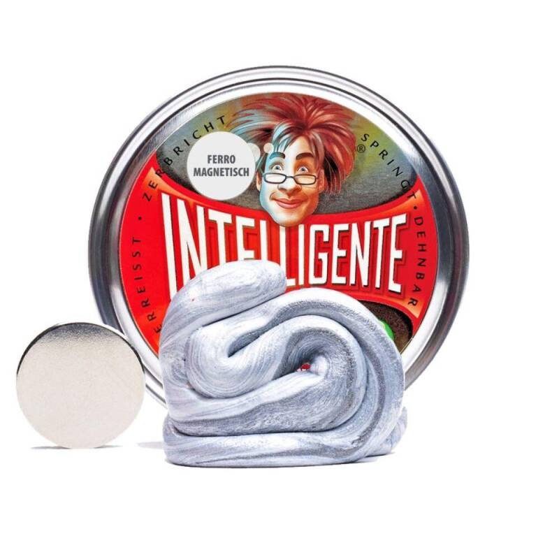 Intelligente Knete - Intelligente Knete magnetisch, silber, mit Magnet