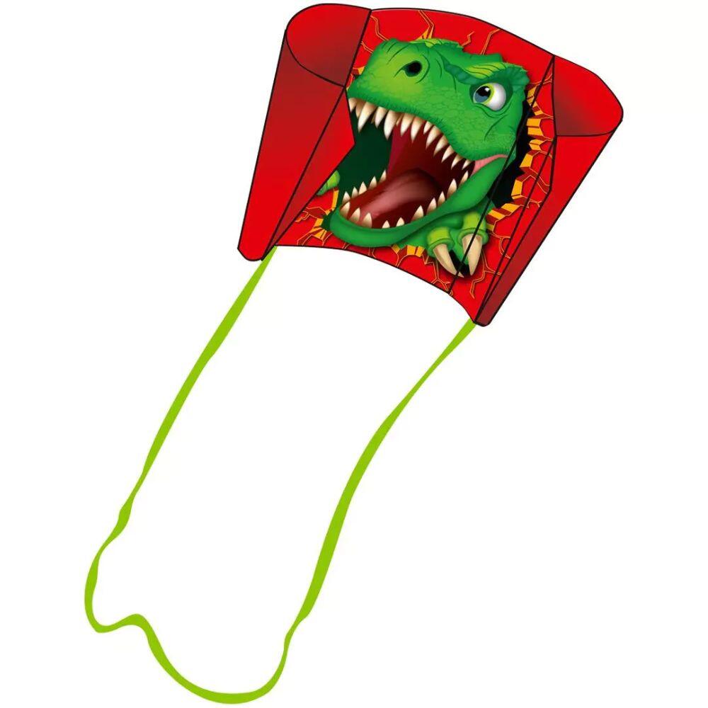 Invento - Sleddy T-Rex - Kinderdrachen 50x76cm, inkl. 17kp Polyester Schnüre, 40m
