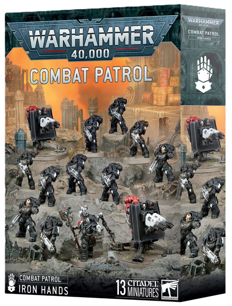 Iron Hands Combat Patrol Games Workshop Warhammer 40k Space Marines Armee