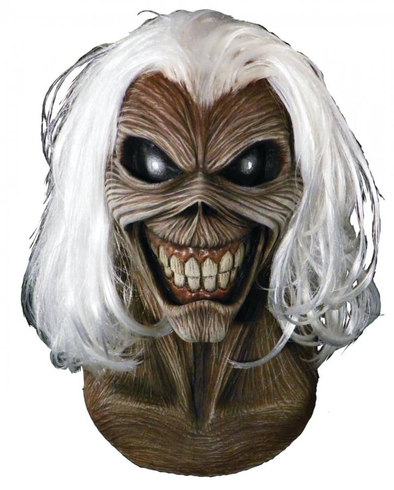 Iron Maiden Killers Maske mit Haaren Iron Maiden Killers Maske mit Haaren