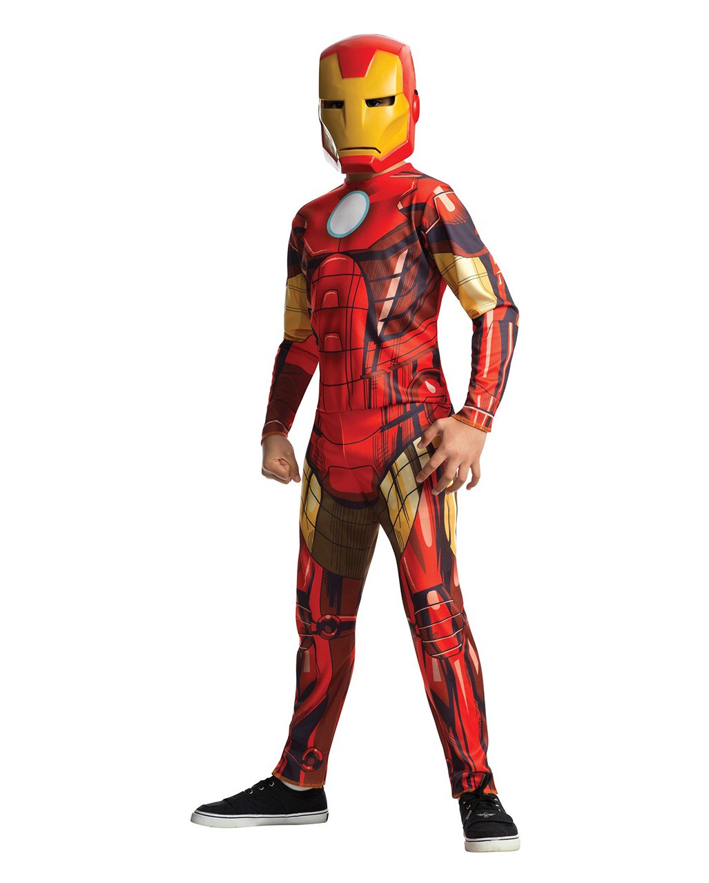 Iron Man Kinder Kostüm mit Maske