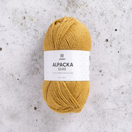 Järbo Alpaka-Seidengarn 517 Gold Bar von Svarta Fåret