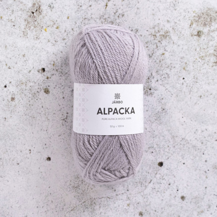 Järbo Alpakagarn 302 Silver Lining von Svarta Fåret