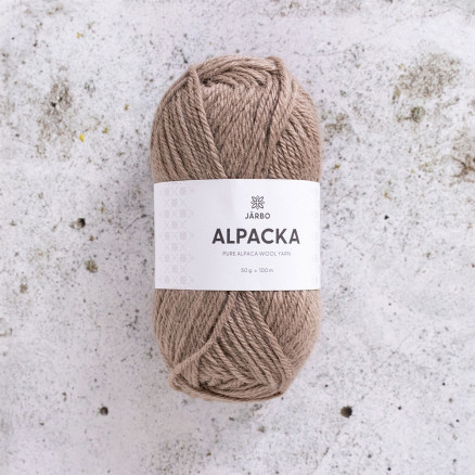 Järbo Alpakagarn 306 Beige latte von Svarta Fåret
