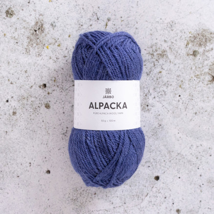 Järbo Alpakagarn 309 Marineblau von Svarta Fåret