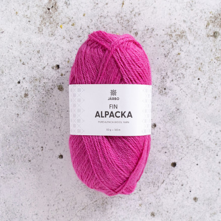 Järbo Feines Alpakagarn 172 Rosa Radise von Svarta Fåret