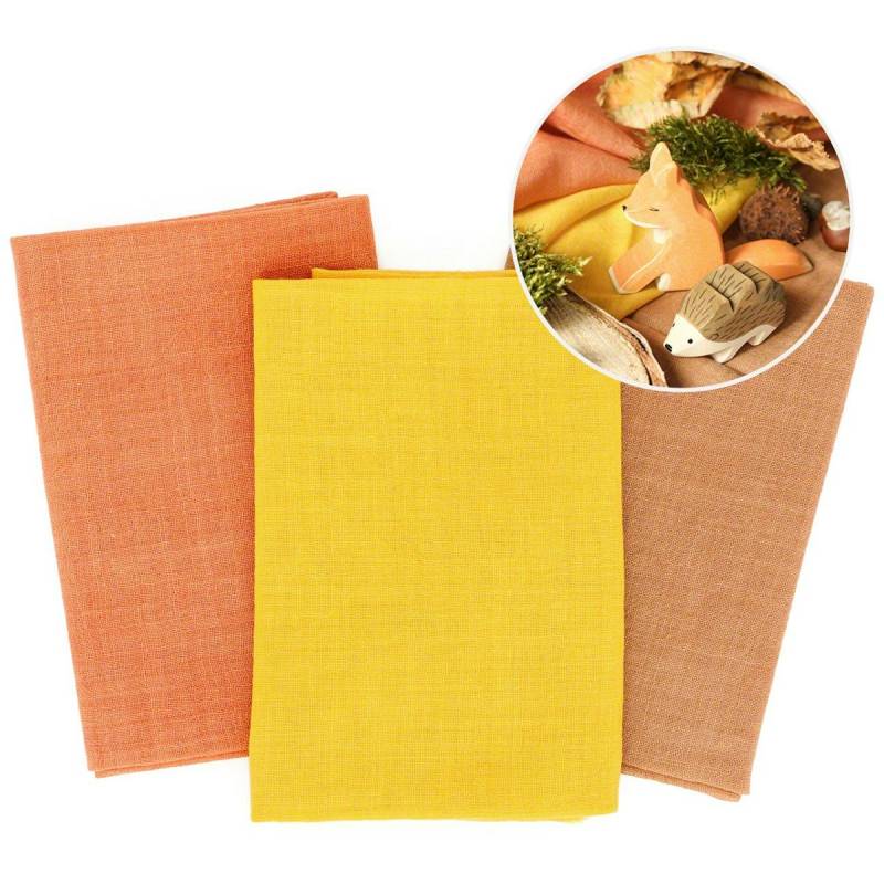 Jahreszeitentücher Wolle 3 Stück 75 x 75 cm – Herbst Jahreszeitentücher Wolle 3 Stück 75 x 75 cm – Herbst