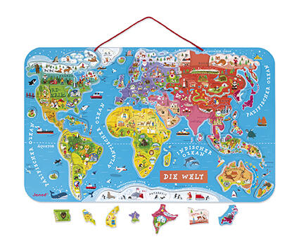 Janod - Magnettafel Weltkarte Janod - Magnettafel Weltkarte