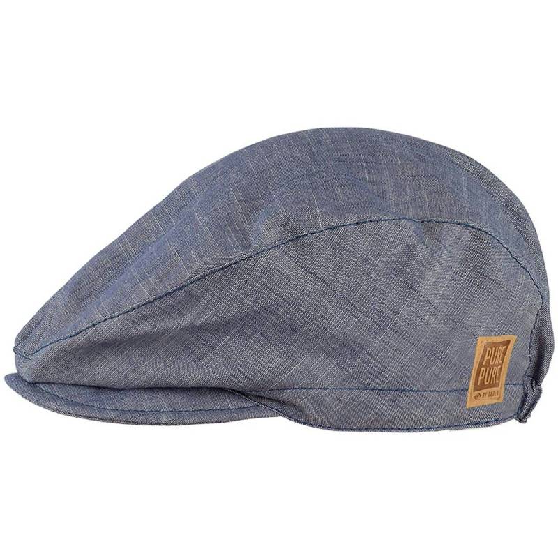 Jeans-blaue Schiebermütze 49