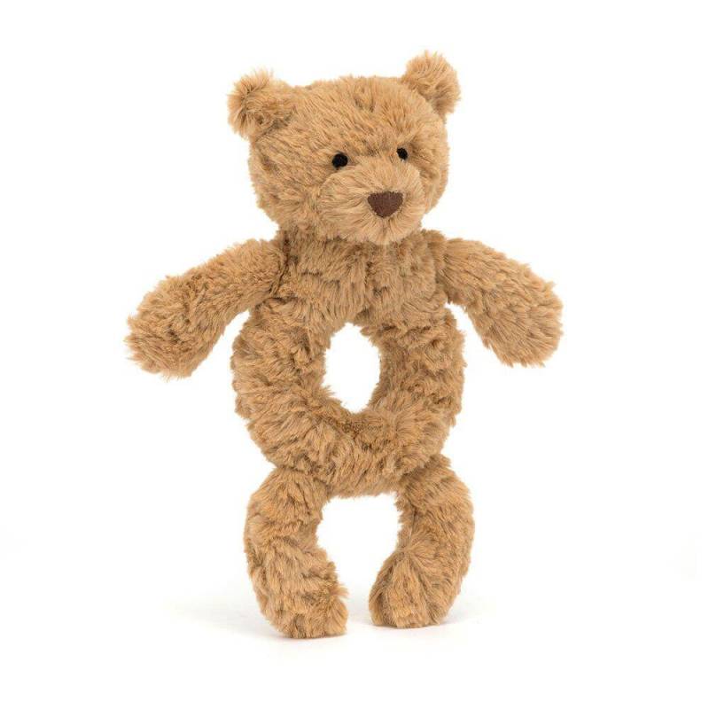 Jellycat - Bartholomew Bear Ring Rattle - Rassel Jellycat - Bartholomew Bear Ring Rattle - Rassel
