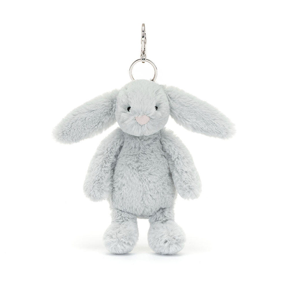 Jellycat - Bashful Silver Bunny Bag Charm (2025) 17x4x3 cm Kuscheltier Plüschfigur