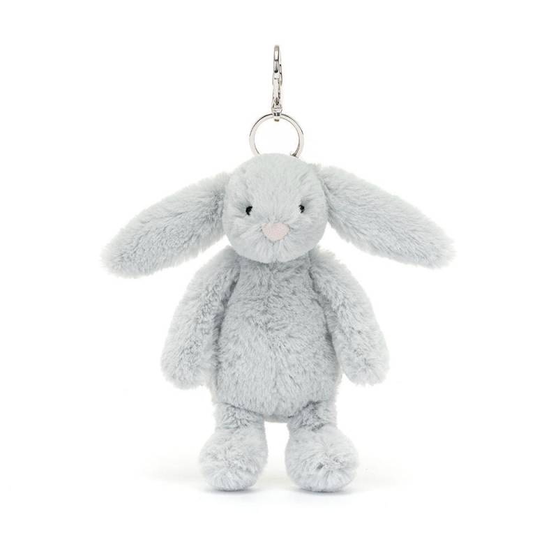 Jellycat - Bashful Silver Bunny Bag Charm (2025) 17x4x3 cm Kuscheltier Plüschfigur