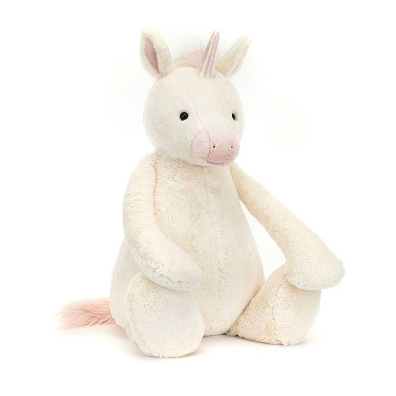 Jellycat - Bashful Unicorn Giant 108 cm (Höhe) 46 cm (Länge)