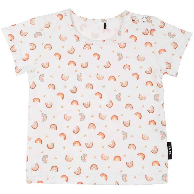 Jersey Baby Shirt kurzarm Regenbogen weiß 62 Jersey Baby Shirt kurzarm Regenbogen weiß 62