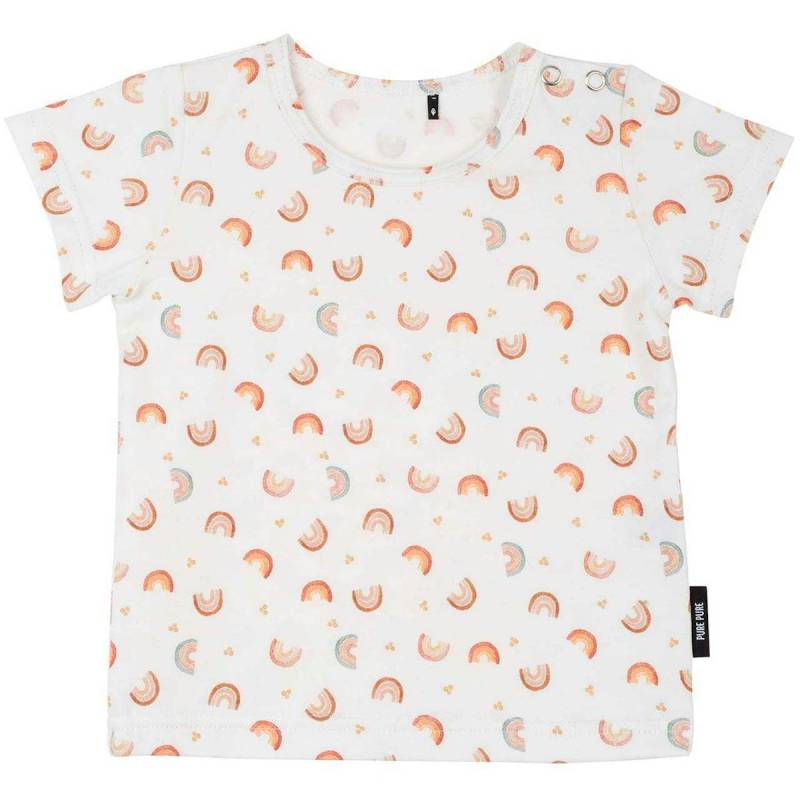 Jersey Baby Shirt kurzarm Regenbogen weiß 68 Jersey Baby Shirt kurzarm Regenbogen weiß 68