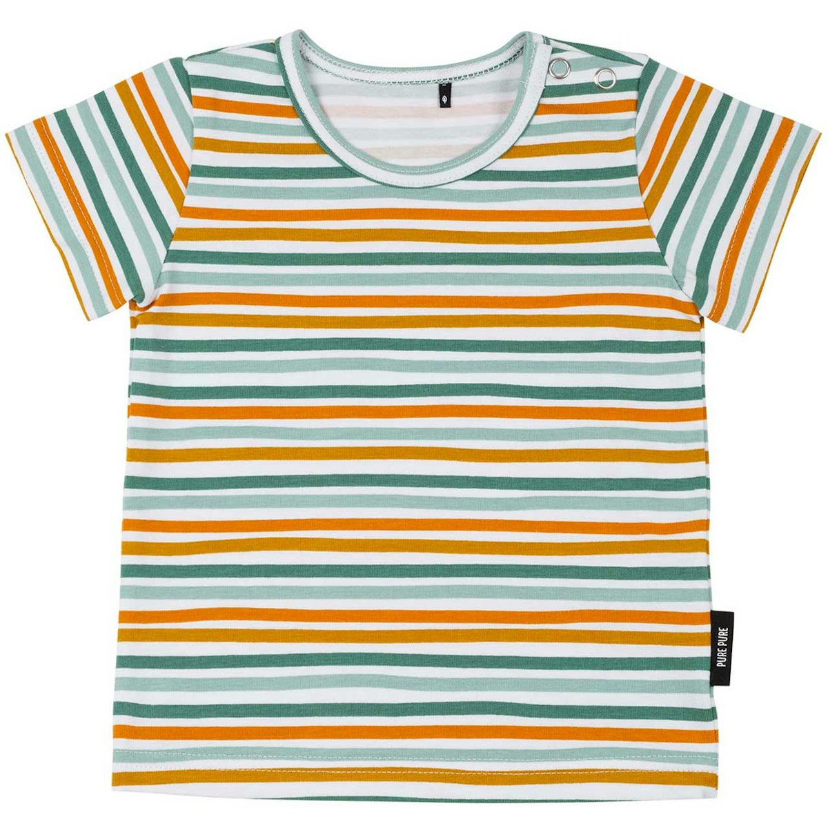 Jersey Baby Shirt kurzarm Streifen 74