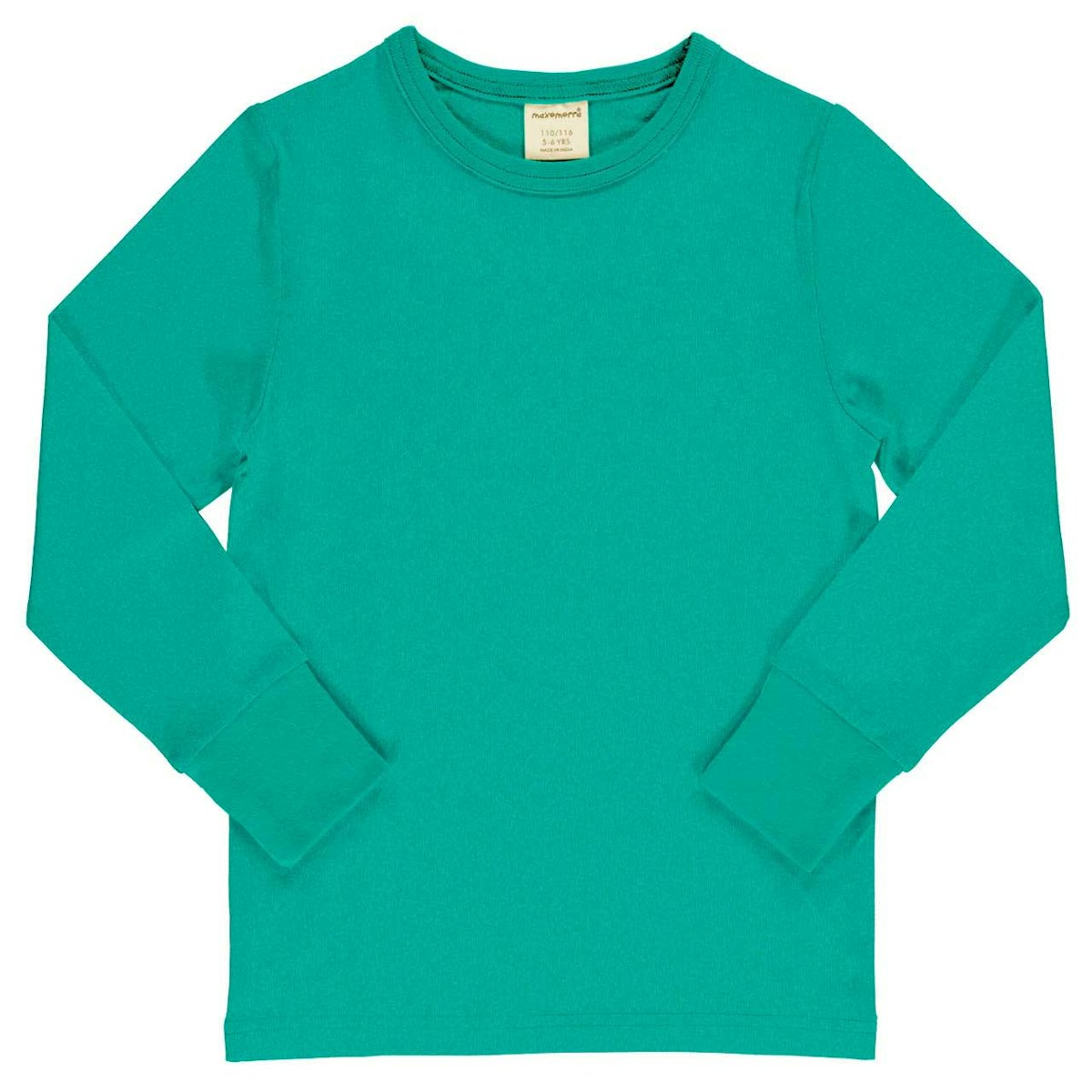 Jersey Langarmshirt petrol 110/116