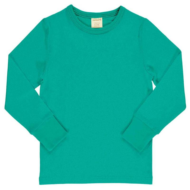 Jersey Langarmshirt petrol 98/104