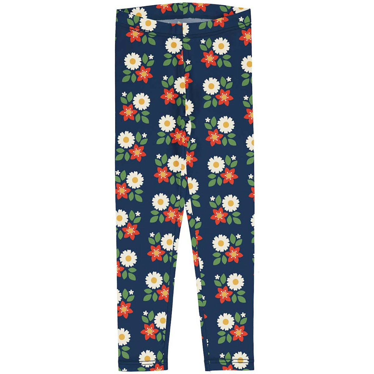 Jersey Leggings Blumen marine 86/92