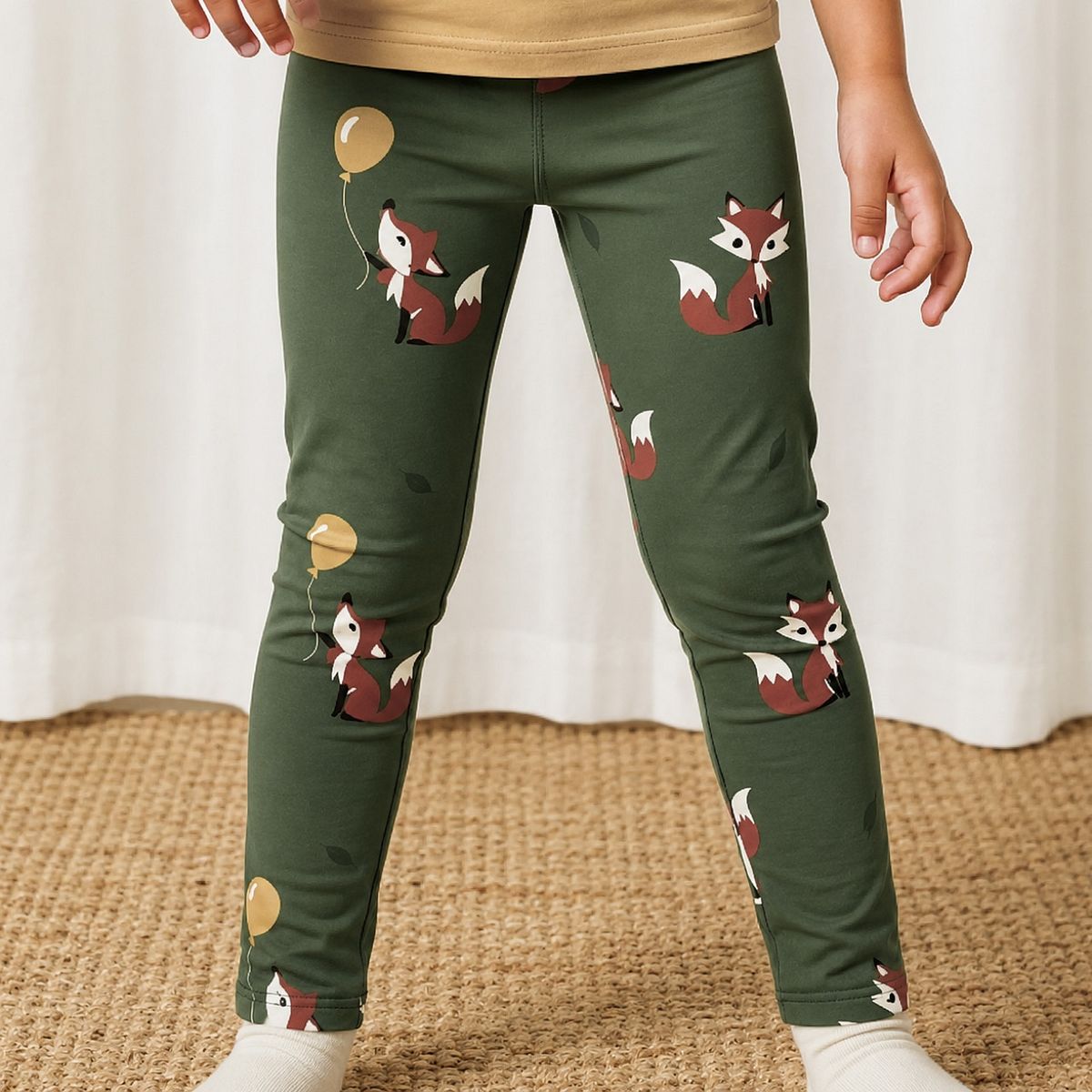 Jersey Leggings Fuchs grün 86/92 Jersey Leggings Fuchs grün 86/92