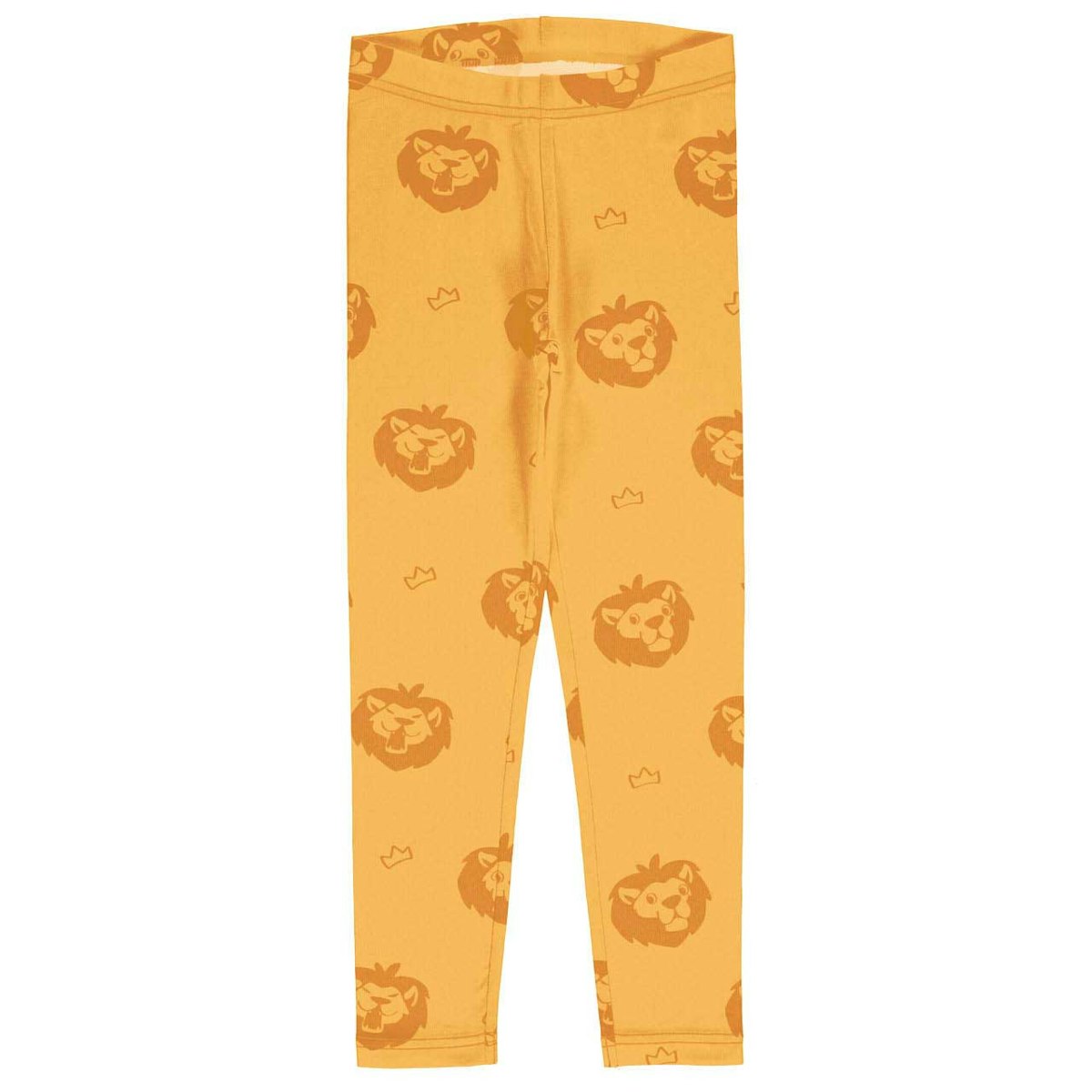 Jersey Leggings einfarbig gelb Löwen 134/140