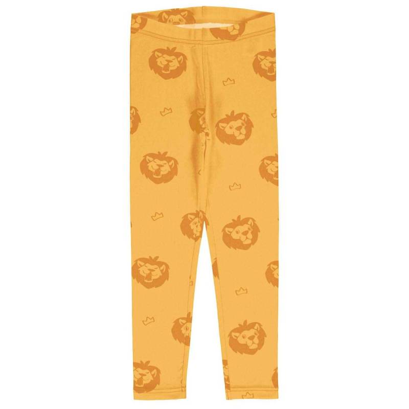 Jersey Leggings einfarbig gelb Löwen 134/140
