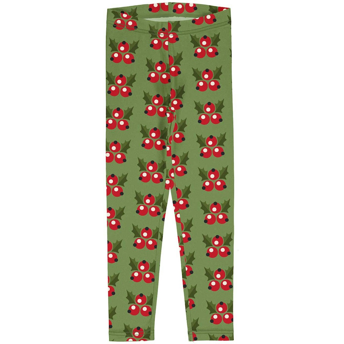 Jersey Leggings weihnachtlich grün 98/104