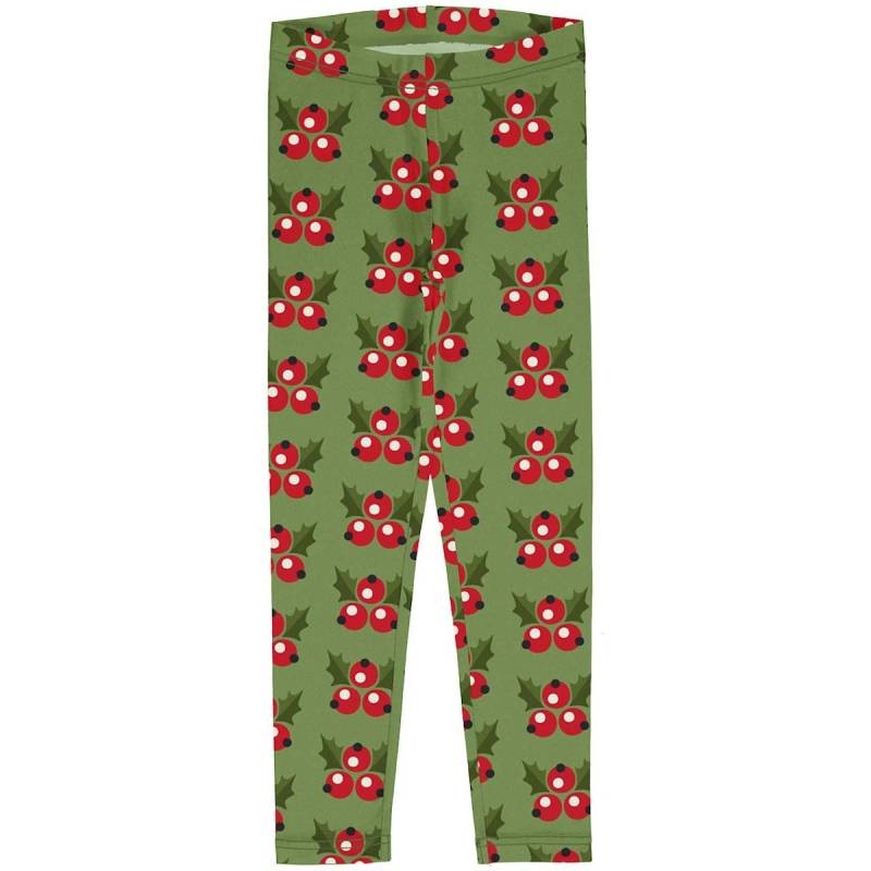 Jersey Leggings weihnachtlich grün 98/104