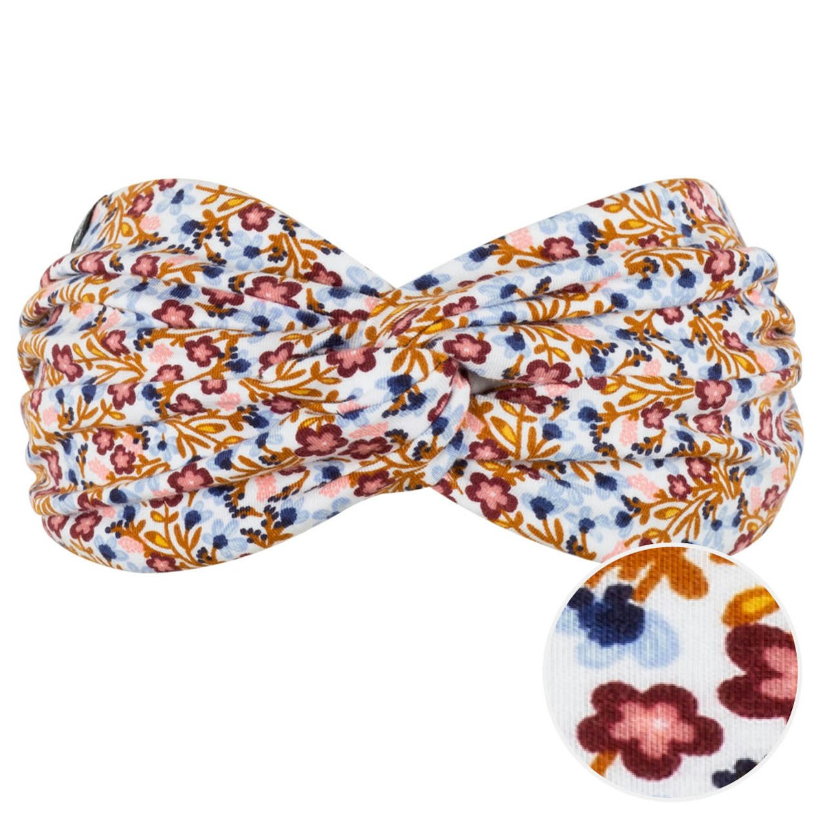 Jersey Sommer Haarband Blumen rosa-blau 55/57 Jersey Sommer Haarband Blumen rosa-blau 55/57