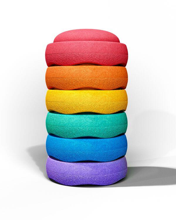 Joboo - STAPELSTEIN Rainbow Classic 6-er Joboo - STAPELSTEIN Rainbow Classic 6-er