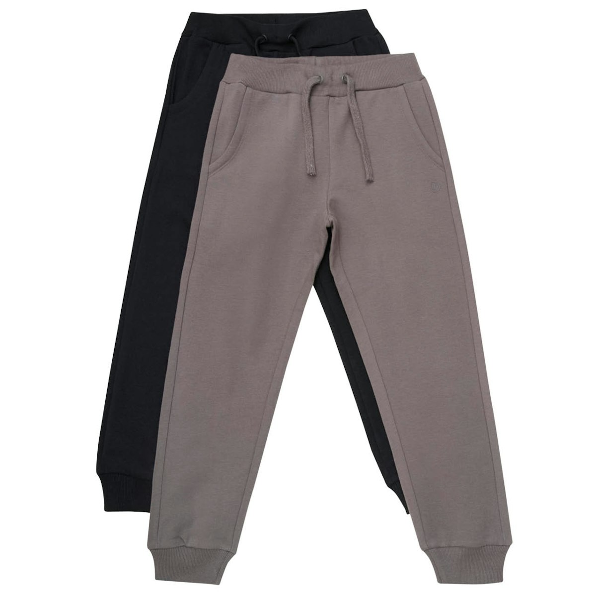 Jogginghose Doppelpack uni schwarz-taube 110 Jogginghose Doppelpack uni schwarz-taube 110