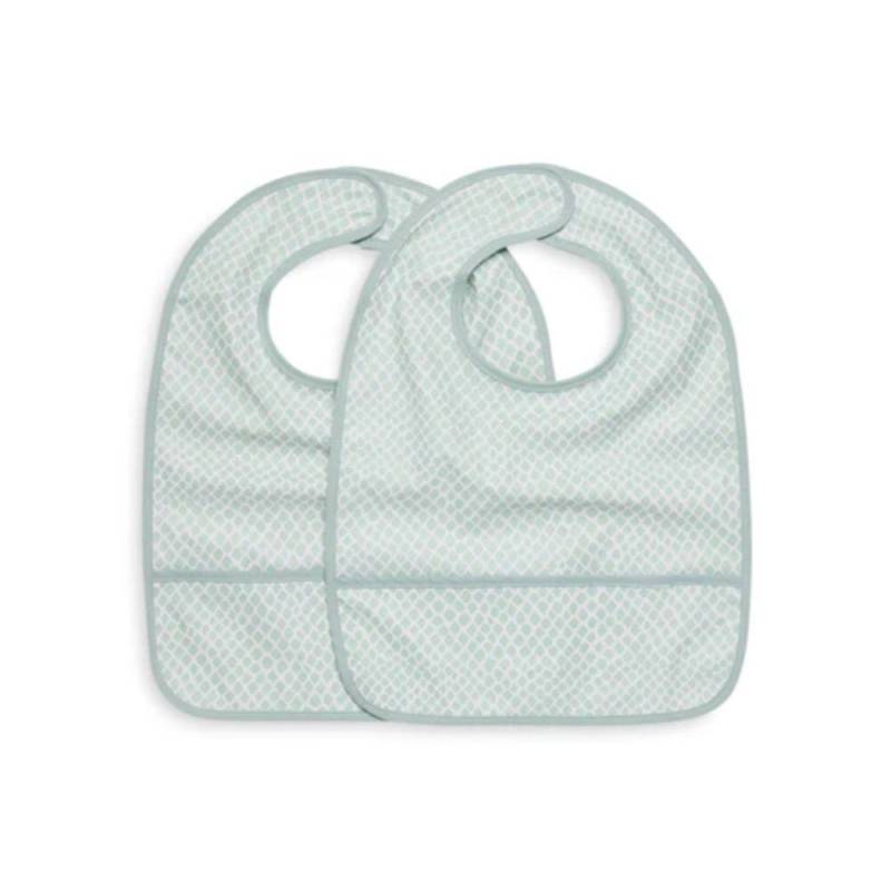 Jollein - Lätzchen Wasserdicht soft green, 2er
