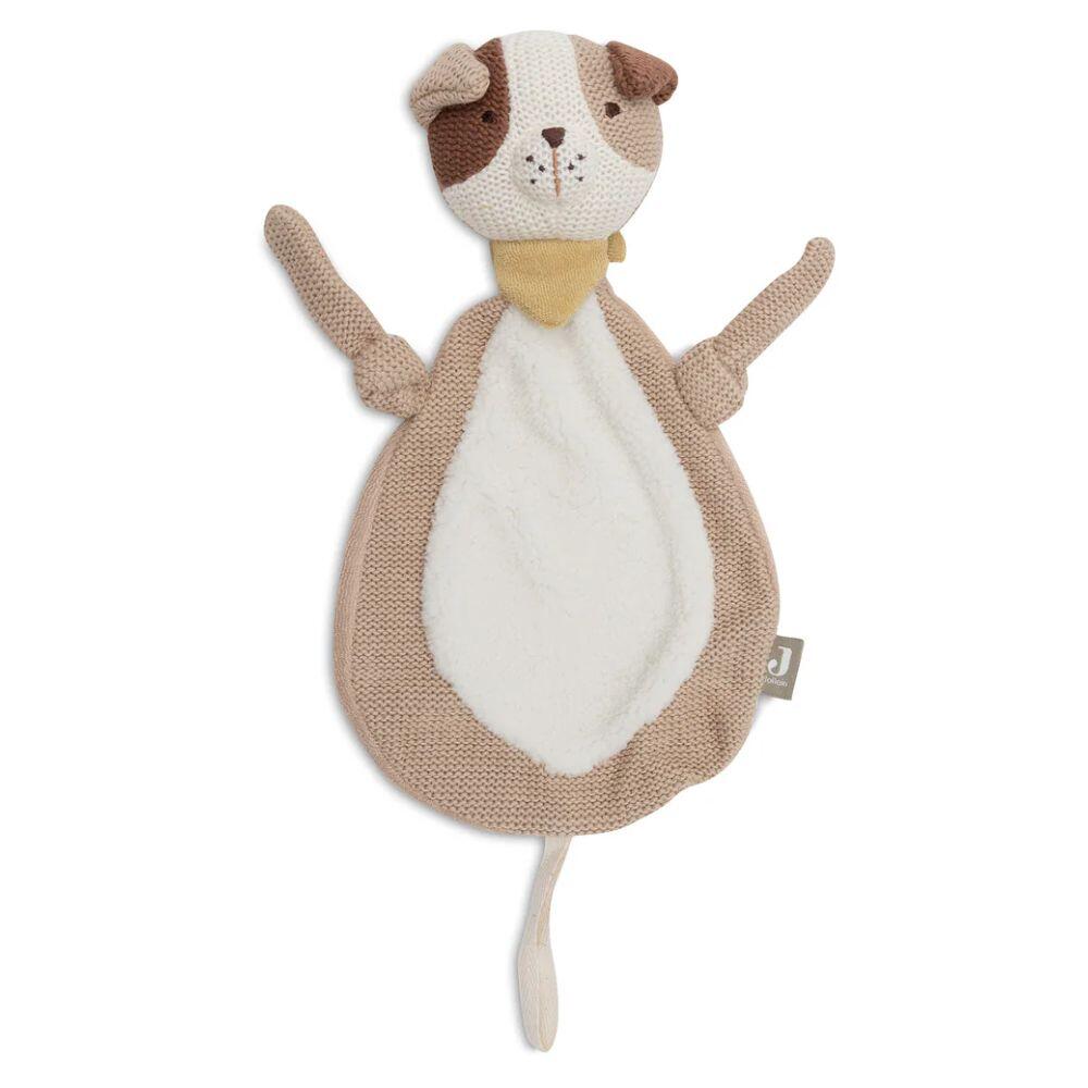 Jollein - Schmusetuch Hund braun