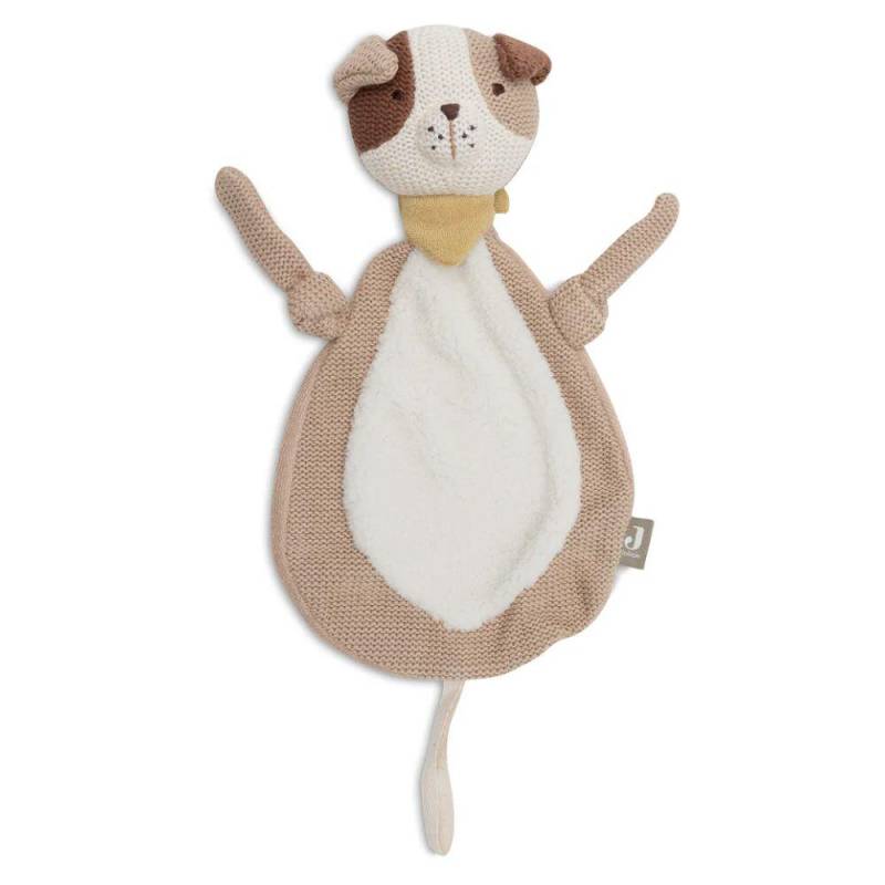 Jollein - Schmusetuch Hund braun