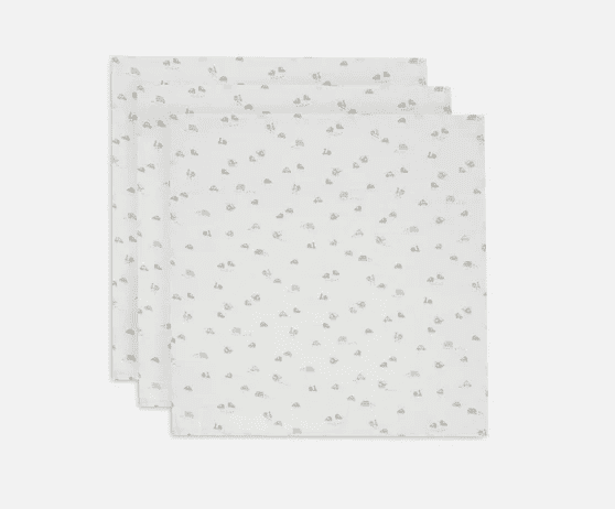 Jollein Spucktuch 3er Pack 70x70 cm - On the Go